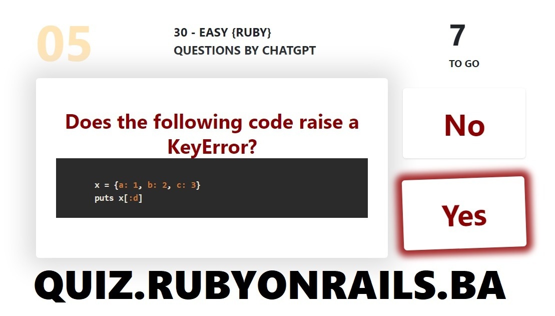 Quiz Ruby On Rails